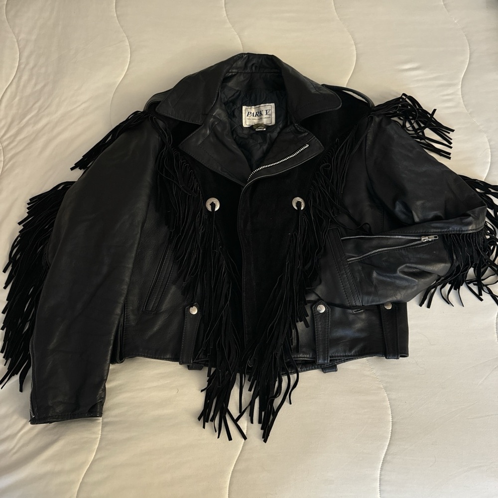 1940s-1960s vintage genuine leather jacket